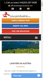Mobile Screenshot of lawyersaustria.com